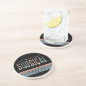 Gepersonaliseerde Chirurgische Technologist Week O Zandsteen Onderzetter (Zijkant)