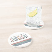 Gepersonaliseerde Chirurgische Technologist Week O Zandsteen Onderzetter (Zijkant)