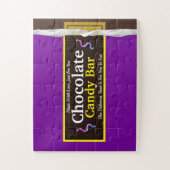 Gepersonaliseerde Chocolade Snoep Bar Jigsaw Puzze Legpuzzel (Verticaal)