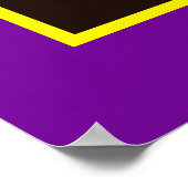 Gepersonaliseerde Chocolade Snoep Bar Party Banner Poster (Hoek)