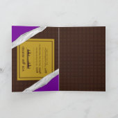 Gepersonaliseerde Chocolade Snoep Bar Party Invita (Binnen)