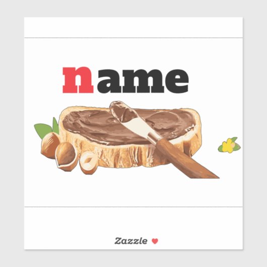 Gepersonaliseerde Chocolade Verspreid LABEL Grappi (Vel)