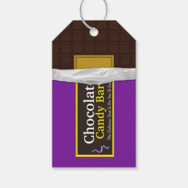 Gepersonaliseerde Chocolate Snoep Bar Cadeaulabel