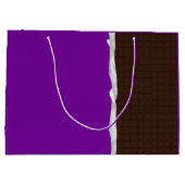 Gepersonaliseerde Chocolate Snoep Bar Verjaardag Groot Cadeauzakje (Achterkant)