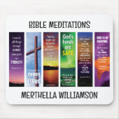 Gepersonaliseerde Christelijke BIJBELVERZEN Schrif Muismat (Voorkant)