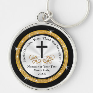Gepersonaliseerde, christelijke cadeaus voor manne sleutelhanger
