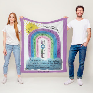Gepersonaliseerde Christelijke Faith Inspirerend r Fleece Deken