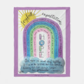 Gepersonaliseerde Christelijke Faith Inspirerend r Fleece Deken (Voorkant)