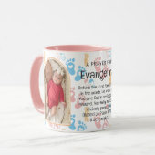 Gepersonaliseerde Christelijke Gebedsaandenken Bab Mok (Voorkant links)