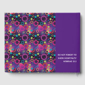 Gepersonaliseerde Christelijke PAARS voor scripts Gastenboek (Achterkant)