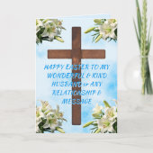 Gepersonaliseerde Christelijke, paase Kaart voor m (Voorkant)