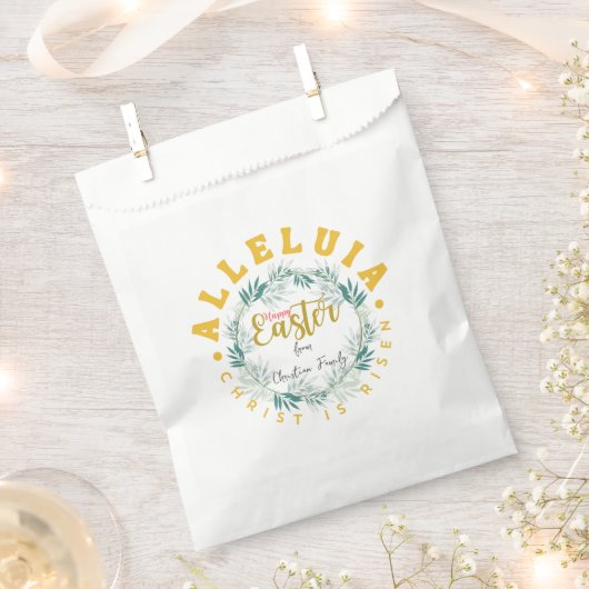 Gepersonaliseerde Christelijke Pasen Bedankzakje (Geknipt)