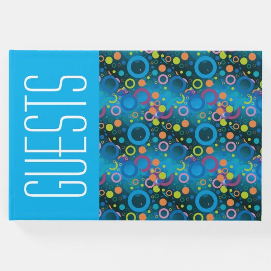 Gepersonaliseerde Christelijke scripts - BLUE Circ Gastenboek (Voorkant)