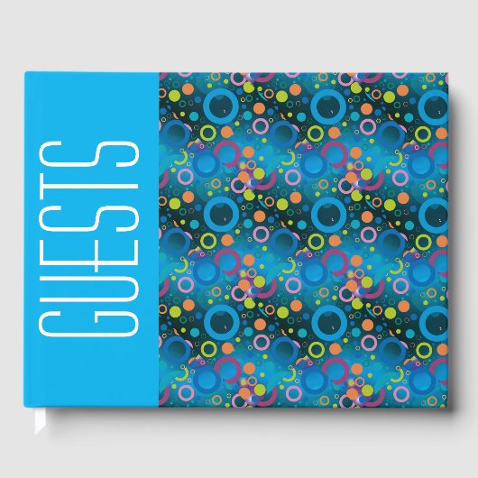 Gepersonaliseerde Christelijke scripts - BLUE Circ Gastenboek (Voorkant)