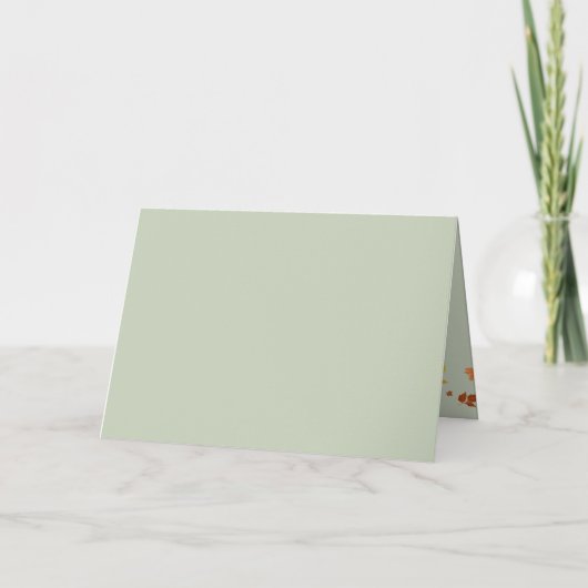 Gepersonaliseerde Christelijke Thanksgiving | fami Feestdagen Kaart (Achterkant)