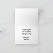 Gepersonaliseerde Christmas North Star 1 Kaart (Binnen)