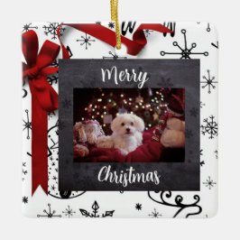 Gepersonaliseerde Christmas Pet Thema Ornament