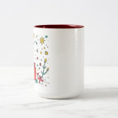 gepersonaliseerde Christmas Two tone mok (Center)