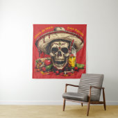 Gepersonaliseerde Cinco de Mayo Tapestry Wandkleed (In situ)