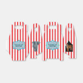 Gepersonaliseerde  Circus Favor Box Bedankdoosjes (Uitgevouwen)