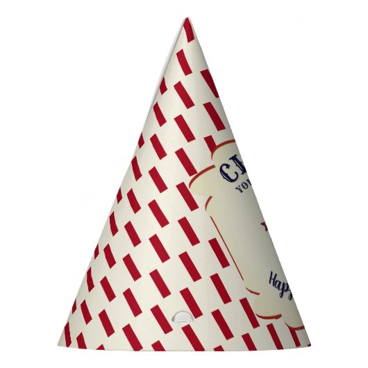 Gepersonaliseerde  Circus Olifant Pensioen Feesthoedjes (Links)