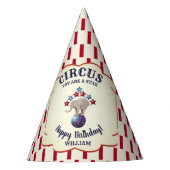 Gepersonaliseerde  Circus Olifant Verjaardag Feesthoedjes