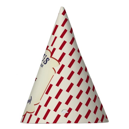 Gepersonaliseerde  Circus Olifant Verjaardag Feesthoedjes (Rechts)