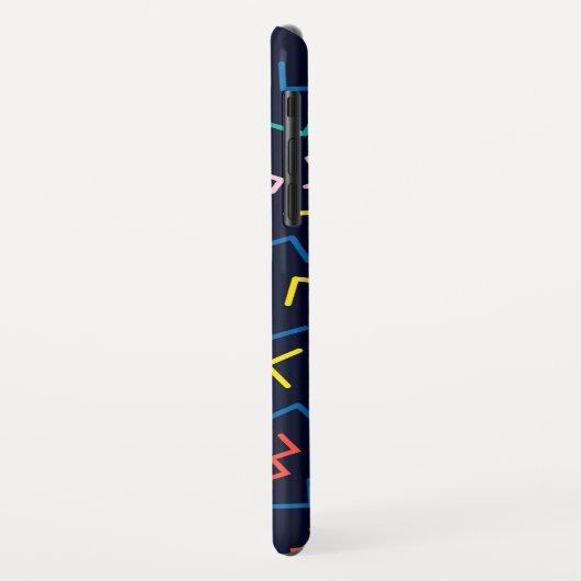 Gepersonaliseerde Cirkel, Willekeurige Zig Markeri Case-Mate iPhone Case (Achterkant/links)