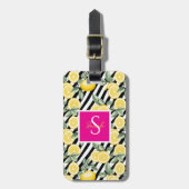 Gepersonaliseerde citroen bagagelabel (Voorkant verticaal)