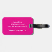 Gepersonaliseerde citroen bagagelabel (Achterkant horizontaal)