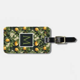 Gepersonaliseerde citroen bagagelabel