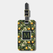 Gepersonaliseerde citroen bagagelabel (Voorkant verticaal)