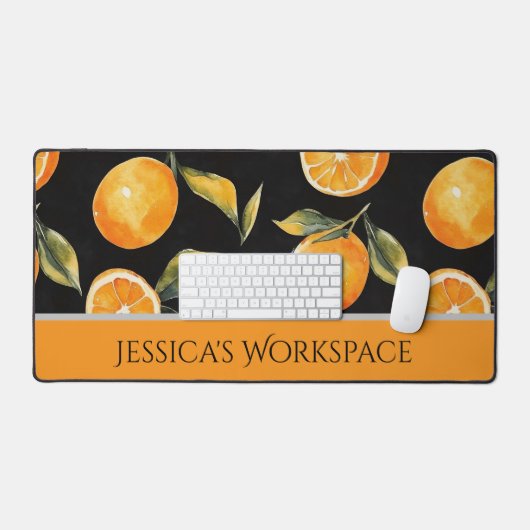 Gepersonaliseerde Citrus-thema bureaumat (Keyboard & Muis)
