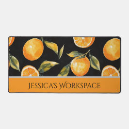 Gepersonaliseerde Citrus-thema bureaumat