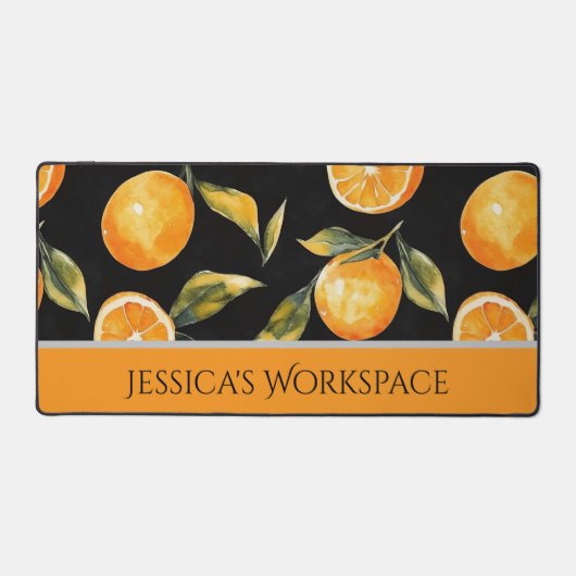 Gepersonaliseerde Citrus-thema bureaumat (Voorkant)