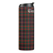 Gepersonaliseerde Clan Cochrane Tartan Thermosbeker (Gedraaid links)