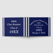 Gepersonaliseerde Class Reunion Guest Book, ALLE K Gastenboek (Volledig)