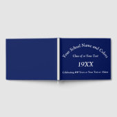Gepersonaliseerde Class Reunion Guest Book, uw kle Gastenboek (Volledig)