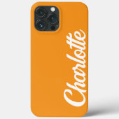 Gepersonaliseerde Classic Elegant Monogram Sinaasa Case-Mate iPhone Case (Achterkant)