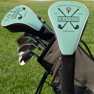 Gepersonaliseerde Classic Golf Club Groen Golfheadcover