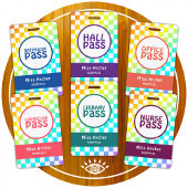 Gepersonaliseerde Classroom Counselor Hall Pass-le Badge