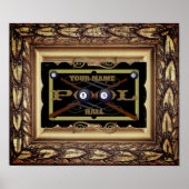 Gepersonaliseerde Classy Pool (Hall) Decor Poster (Voorkant)
