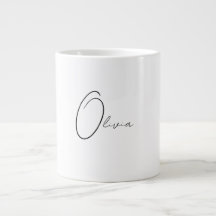 Gepersonaliseerde Classy Simple Elegant Monogram