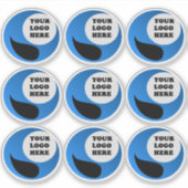 Gepersonaliseerde Clear Logo Stickers (Voorkant)