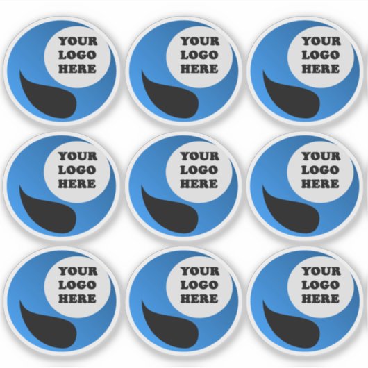 Gepersonaliseerde Clear Logo Stickers (Voorkant)