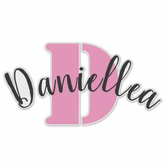 Gepersonaliseerde Clear Vinyl Bagage Naam Stickers (Voorkant)