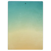 Gepersonaliseerde Clip Board Beach Sunset Palm Tre Klembord (Achterkant)