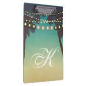 Gepersonaliseerde Clip Board Beach Sunset Palm Tre Klembord (Rechts)