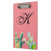 Gepersonaliseerde Clip Board Bohemian Cactus vetpl Klembord (Links)
