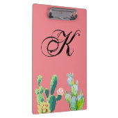 Gepersonaliseerde Clip Board Bohemian Cactus vetpl Klembord (Rechts)